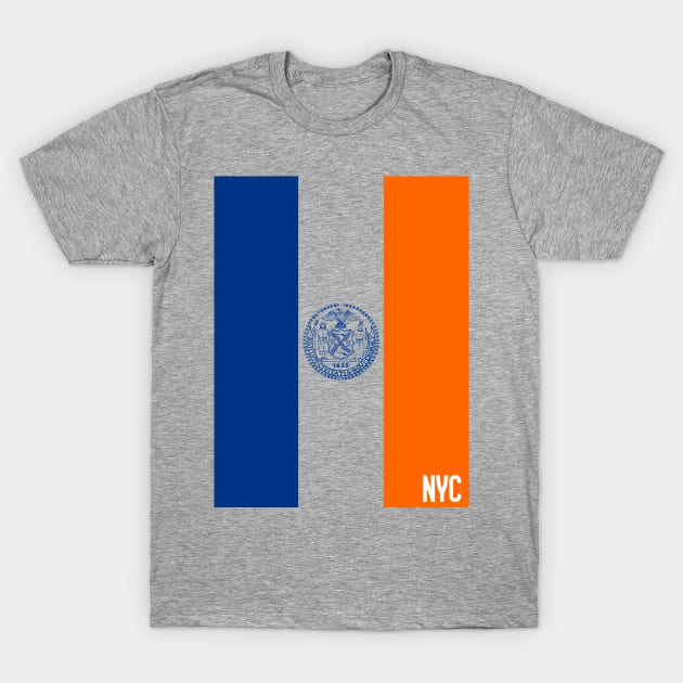 The flag of New York CIty T-Shirt by mplusshift2